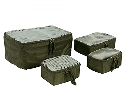 Tasmanian Tiger TT Modular Pouch Set Organizer Rucksack Zusatz-Taschen Set in 3 Größen mit Klett-Rückseite, Oliv