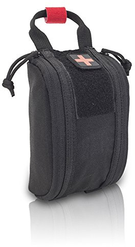 ELITE BAGS - COMPACT Rettungsdienstholster | schwarz | kompakt | Einhandöffnung, MOLLE-System