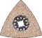 RASPEL, HM, DELTAFORM, 78 mm, plaque de ponçage pour outils multifonctions