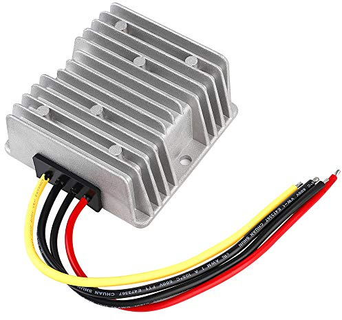 HOMELYLIFE DC Voltage Reducer Automatic Buck Boost Converter DC 8V-40V to 12V 6A 72W Step Down Up Regulator Waterproof Module Transformer for Golf Cart Club Cart (8V-40V to 12V 6A)