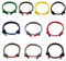 OTOTEC Lot de 10 bracelets nautiques tressés en corde de surfeur assortis faits à la main réglables Unisexe