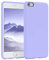 EAZY CASE Premium Silikon Handyhülle kompatibel mit iPhone 6 / 6S, Slimcover mit Kameraschutz und Innenfutter, Silikonhülle, Schutzhülle, Bumper, Handy Case, Hülle, Softcase, Lila Blau