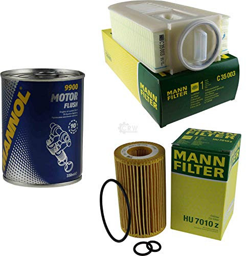 QR-Parts Set 85451234 C 35 003 9900 HU 7010 z Original MANN-Filter Inspektionspaket SCT Motor Flush Motorspülung 11575160