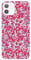 1001coques Coque de Téléphone Compatible pour Apple iPhone 12, Design Liberty Wiltshire Rouge, Imprimée en France, Étui Souple en Silicone, Housse de Protection.
