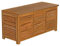 OUTLIV. Gartenbox Ventara aus Teakholz, witterungsbeständig, inkl. Soft-Close-Funktion, ideal für Terrasse und Balkon, 128x52x62cm, Teak Natur