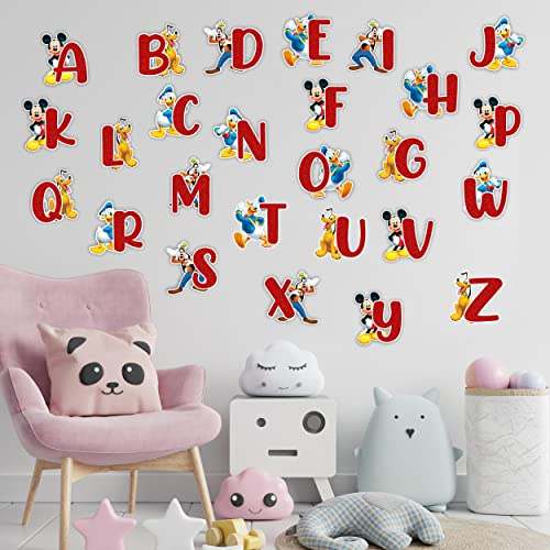 Seyal® Wandtattoo Mickey Mouse A - Z Alphabet