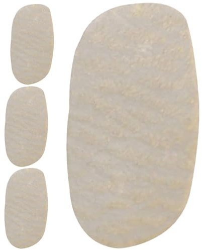 SUPVOX Cello String Parchment Pads 4 pcs String Bridge Pads for Cello Wear-Resistant Bridge Protectors to Keep Strings from Cutting Into Bridges Easy Install Spare Instrument Accessories