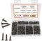 huruirui Lot De 1200 Petites Vis À Bois M2 M2.5, Vis Autotaraudeuses Longues 6 Mm 8 Mm 10 Mm, Tête Plate, Tête Cruciforme, Vis Autotaraudeuses, Pièces Pour Réparation D'appareils Noir
