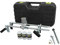 T-Mech Mortice Jig Door Lock Fitting Installation Set Wood Chisel Drill Morticer Kit / 6 Carbide Wood Cutters, 19mm, 22mm, 25mm Free Carry Case