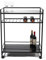M2 Kollektion Beistelltisch Berlin 4 in schwarz, B/H/T=70x86x37cm
