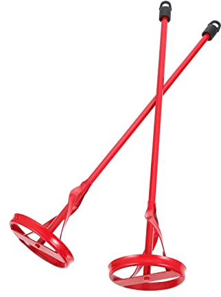 2 Stück Rührstab aus Kohlenstoffstahl Rot 40x8, 5cm für Heimgebrauch