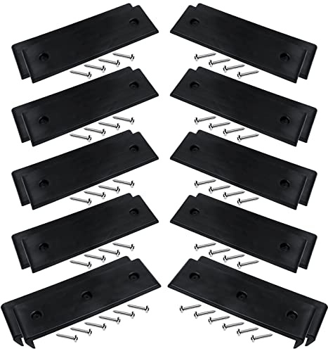 NOVINO 16PCS Boat Trailer Bunk Slide Pads and 4PCS Boat Trailer Glide Bunk Enders for Launching & Loading Boat on/Off Trailer Easier, 3 x 10 Boat Trailer Bunk Slicks