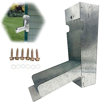 Raccolta di pioggia, sistema di raccolta dell'acqua in acciaio inox, adatto per downspout standard 5,1 x 7,6 cm, contenitore pieghevole per acqua piovana in metallo ferro
