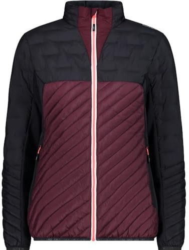 CMP Woman Jacket HYBRID Burgundy - 42