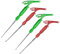 SagaSave Angeln Binden Werkzeug Set, 4Pcs Edelstahl-Hakenentferner Detacher, Removal Disgorger, Mehrzweck-Tackle Tool für einfache Knoten Binden Haken-Entfernung