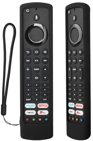 Universal Remote Control Cover for TOSHIBA CT-8565 Remote/JVC RM-C3253 Remote/Xiaomi Fire Smart TV F2 / TCL YKF494-B204, Anti Slip Silicone Toshiba Remote Cover
