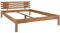 Staboos massives Buchen Holzbett Ludwig - Bettgestell in unterschiedlichen Größen - Einzelbett oder Doppelbett - Geölte Betten - Massiv Holz Bett - 160x200 cm