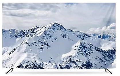 Indoor Desktop TV Desktop Monitor Pellicola Protettiva 32-86 Pollici TV Cover Proteggi Schermo TV Antipolvere per LED LCD, Adatto per TV da Tavolo E da Parete(Size:85/86in,Color:A)