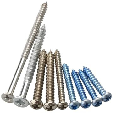 AQXYQAZZ Plastic Expansion Drywall Anchor Screw Self-tapping Screw Set Stainless Steel Pipe Wall Plug Glue Plug