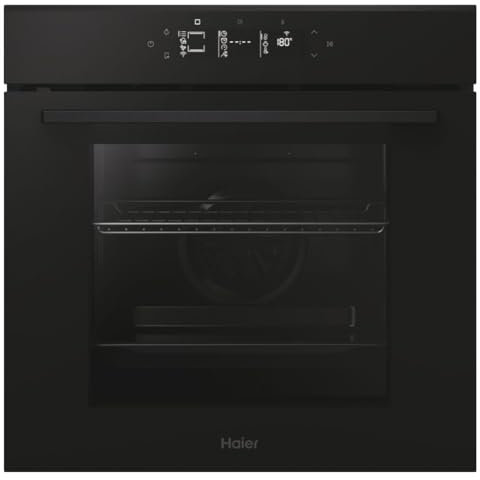 Haier H6 ID25G3YTB1 78L Single Oven, 25 Functions + WiFi, A++ Energy, Pyro Clean, Airfry, 5 Year Warranty - Black