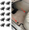 deemars 10PCS Auto-Fußmatten-Clips, Drehbare Verschlussklammern, Fußmatten-Halter Clips, Fußmatten-Sicherungsset, Autozubehör Auto-Fußstützen-Clips Universal für Auto LKW SUV