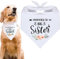 AFCJLTO 1 Stück Schwangerschafts Ankündigungs-Hundebandana Große Schwester Haustier-Bandana & Foto-Requisite - Hunde-Bandana für Haustiere - Hunde lieben Geschenke