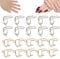 Bettinay 20 PCS Nail Rings, Adjustable Detachable Fingernail Rings, Reusable Metal Finger Nail Rings
