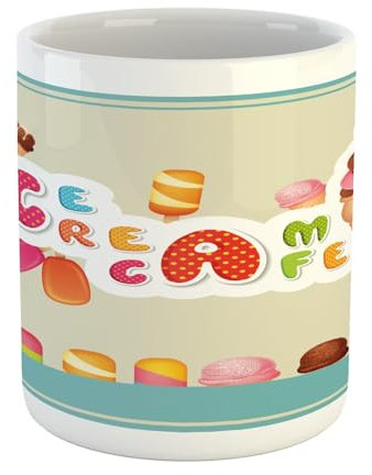 Kaffeetassen Weiche Und Geschmeidige Desserts Mit Gourmet-EIS Am Stiel In Premiumqualität Milchbecher Dekorativer Glühweinbecher Mehrweg Kaffeebecher Für Kaffee Tee Kakao 330Ml