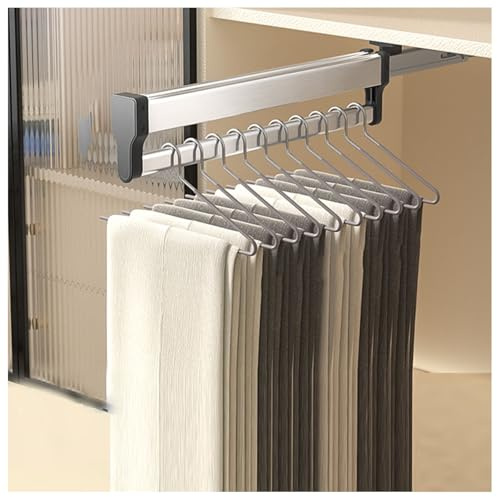 YNIYUJKL Cintre Extensible pour Pantalons 30-60 Cm, Porte-Pantalons Coulissant, Tringle De Penderie, pour Ranger Pantalons Et Vêtements, Gain De Place, Capacité De Char,35cm/13.7inch