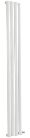 MILANO 1730W White Single Oval Panel Dry Heat Electric Radiator 1784x236mm