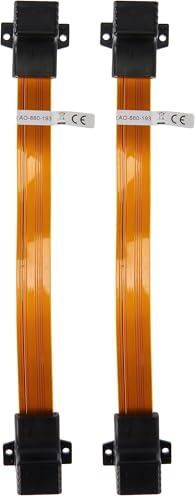 Goobay RJ45 Window Feed-Through 0.25m, Cat6a Ethernet Cable, Compatible with PC, Router, Switch (Pack of 2)