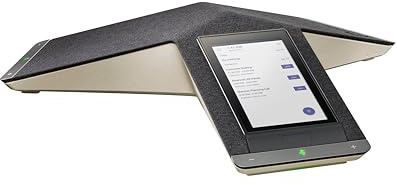 Poly Trio C60 IP Teams PoE Konferenz-Freisprecheinrichtung – Jeder Meetingraum, 12,7 cm (5 Zoll) Touch-Display, Poly Signatur-Audio, USB, WLAN, Bluetooth, RJ-45, zertifiziert für Teams, kompatibel mit