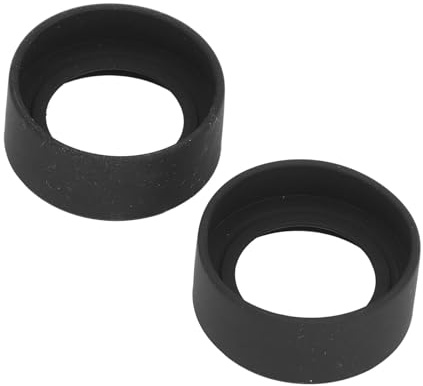 Fdit Oculaires de Microscope Stéréo, Protection Oculaire à Angle Plat pour Une Claire, pour Oculaires D'interface 40-42mm, 2 Pièces