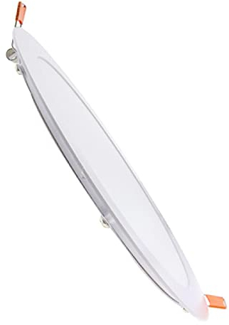 LEDme-Placa Circular LED Downlight Panel Superslim Plafón Extraplano Empotrable SMD 2835, 20w 4000k Blanco Natural, 2000lm 120°