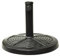 Garden Mile Rattan-Effekt Sonnenschirmständer für Garten, robust, wetterfest, traditionell, verstellbar, schwarz, Harz, für Terrasse, Garten, Outdoor, Camping, Schwarz (10 kg)