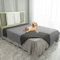 Ameritex Wasserdichte Hundedecke für Bett Couch Sofa, 82x82 Inches, Grau+Dunkelgrau
