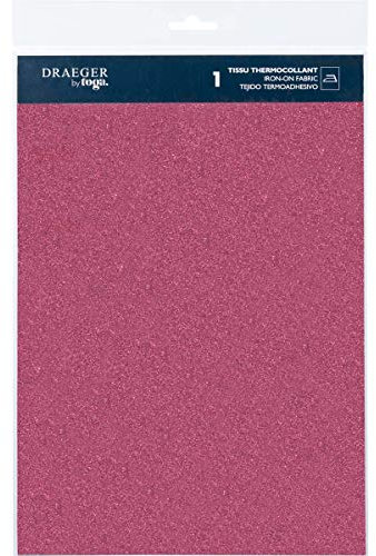 Toga Thermocollant pailleté, Rose, OneSize, Set de 5 Pièces