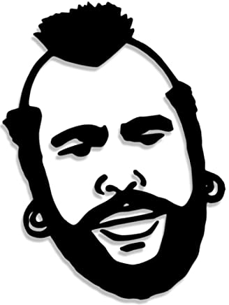 Decus Shop Mr. T A-Team 3006 // Sticker Aufkleber vers. Größe Farbe