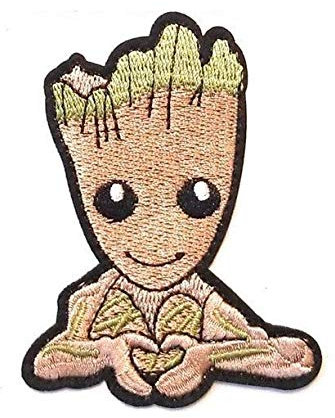 Galaxy Guardians Groot Embroidered Iron/Sew on Patch Baby Cartoon Badge