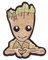 Galaxy Guardians Groot Embroidered Iron/Sew on Patch Baby Cartoon Badge