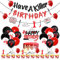 JOYMEMO Have A Killer Birthday Decorations, Bloody Scary Banner, Horror Theme Garlands Cake Toppers, Printed Balloons for Kids Adults Horror Halloween Birthday Party Supplies