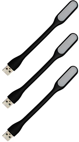 USB Lampe,Lampe Ordinateur Portable,Lampe LED USB,Mini LED Flexible USB,Lampe USB Flexible,3 Pièce Mini LED Lampe USBLampe de Lecture,LED Flexible USB,USB Lampe de Lecture,LED Ordinateur Portable