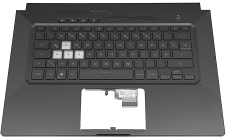 ASUS TUF Dash F15 FX516PR original Tastatur inkl. Topcase DE (deutsch) schwarz/schwarz mit Backlight