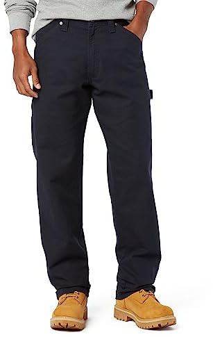 Levi Strauss Signature Gold Men's Carpenter Jeans, Raven, 40Wx32L