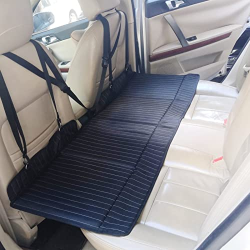 YMETECH Nicht Aufblasbare Auto Matratze, Auto Rücksitz Extender Tragbare SUV Matratze Faltbare Auto Bett Matratze Auto Camping Matratze Rücksitz Auto Reise Camping Matratze zum Schlafen