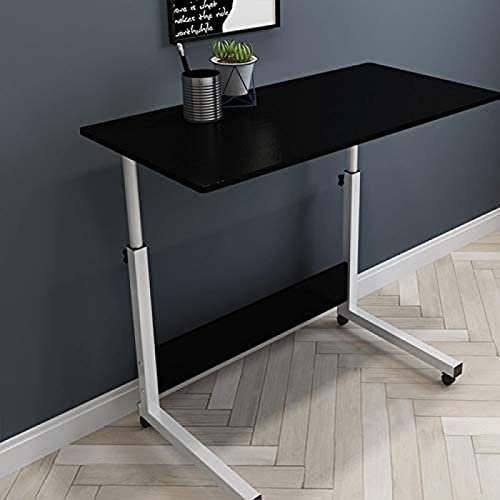 EARLY Laptop-Nachttisch, C-förmiger Halter, Höhenverstellbarer Sofa-Beistelltisch Mit Feststellbaren Rädern, Super Robust Und Stabil Für Heimbüro Und Krankenhaus,D,80 X 40 cm,Remarkable88