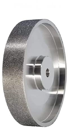 CruSio Cbn-Schleifscheibe, Diamant-Metallschleifscheibe Durchmesser 150 X 25,4 Mm Breit Mit 25 Mm Dorn 600#/80#