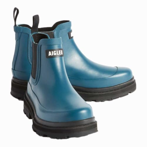 Aigle Damen Soft Rain 2 Rubber Storm Blue Stiefel 40 EU