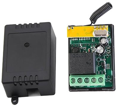UPKOCH Trasmettitore Wireless 433 Mhz 12 V 4 Telecomando Radio Luce Set 1 Trasmettitore Luce