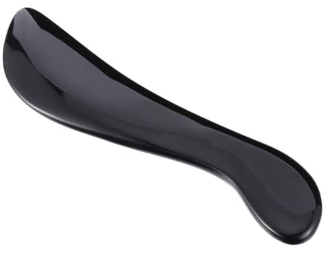 FRCOLOR Kratzbrett jade gesichtsmassagegerät Astm-Tool Guasha-Brett Guasha-Tool health wellness Gua-Sha-Platte Gua Sha-Horn natürlich Schaber schwarzes Wasser Werkzeug schwarzes Büffelhorn